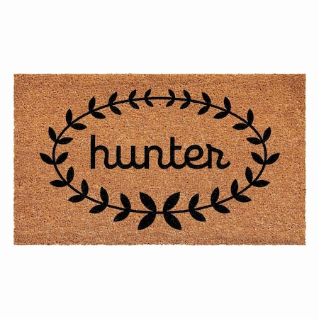 Calloway Mills Personalized Door Mat, Black, Natural, 24 in W x 36 in L 107742436